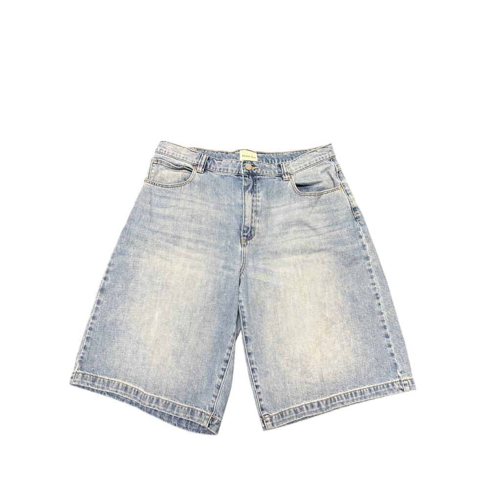 Abrand Jeans womens 95 Mid Rise Baggy Jort Denim Short sz 32 au/14 Cotton
